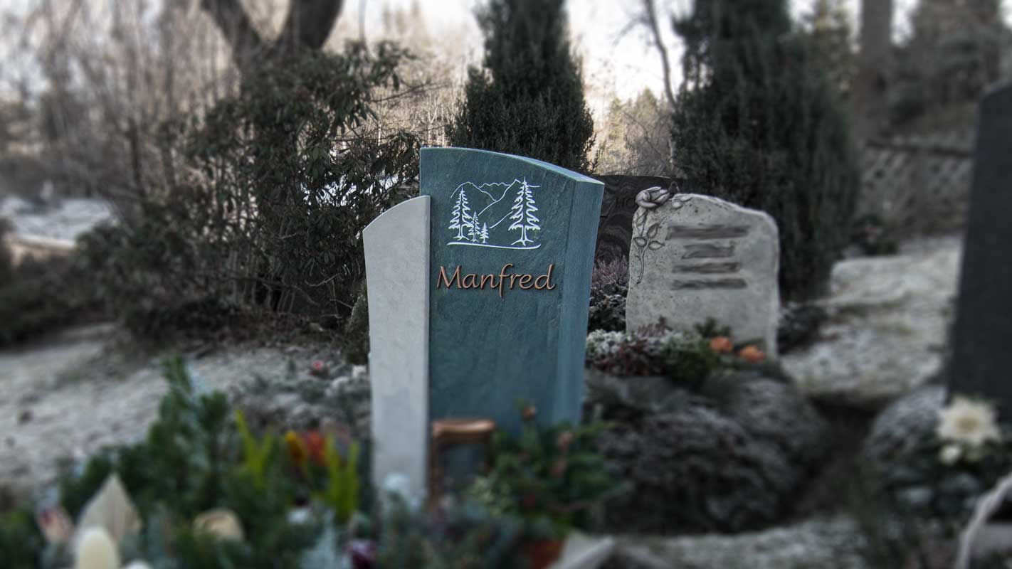 Bergmassiv mit Bäumen