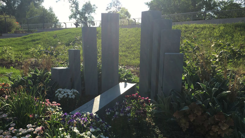 Beispielgrabmale auf der Landesgartenschau