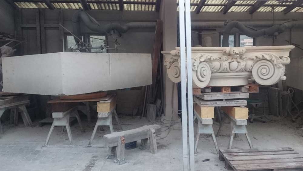 Rohstück und Original